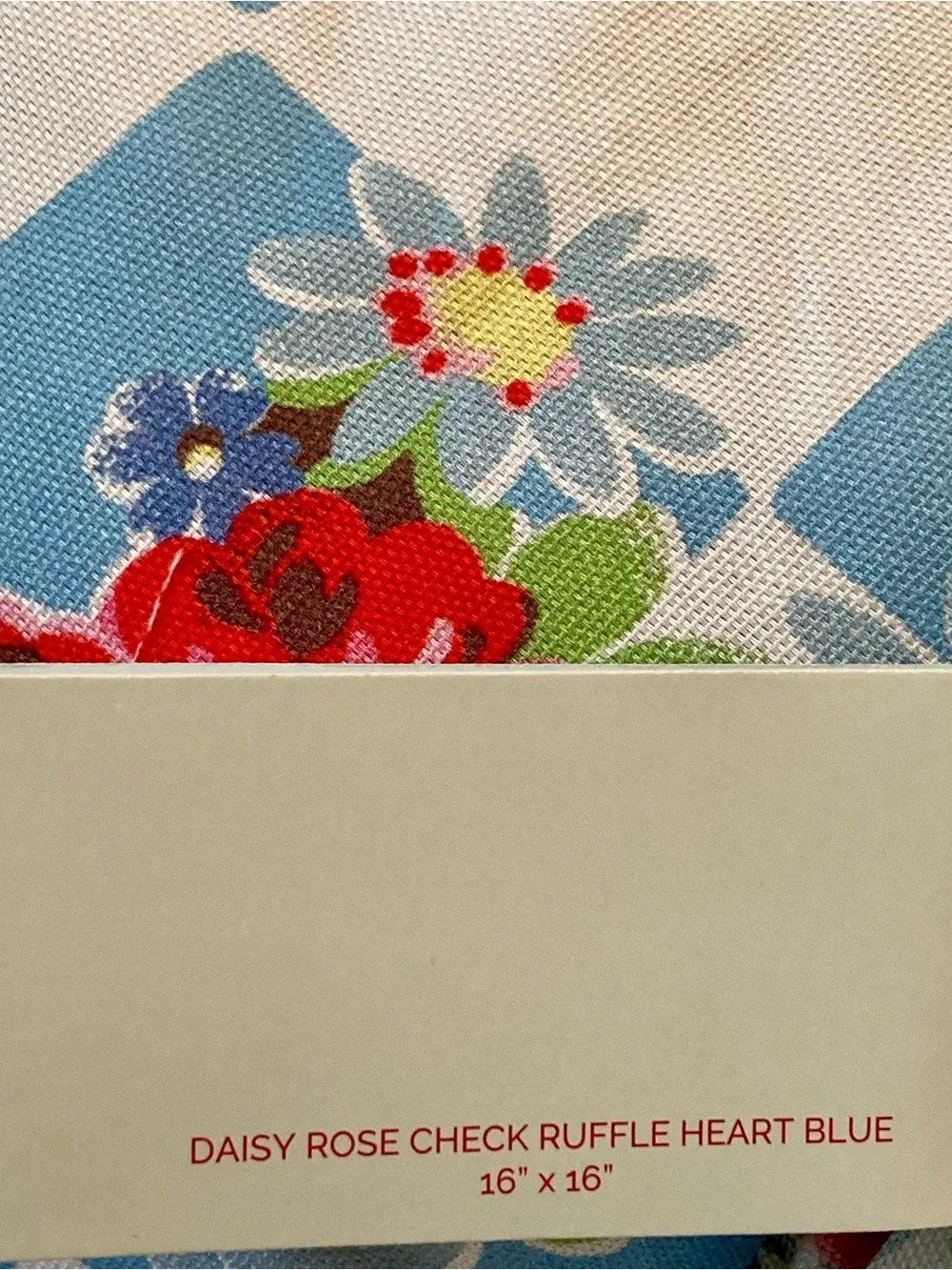 NWT Cath Kidston pair of heart shaped pillows in 100% cotton- reversible